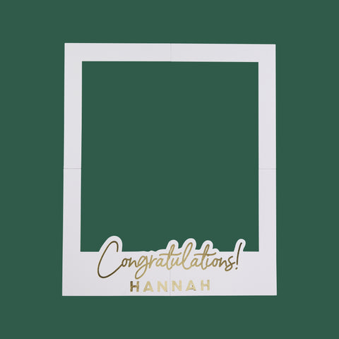 Personalised Congratulations Photo Frame & x1 Sticker Sheet