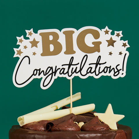 Big Congratulations Cake topper