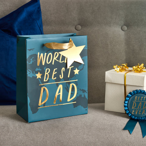 World's Best Dad Gift Bag 1 Pack