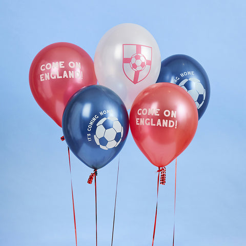 Come on England Latex 12" Balloons 5 pack
