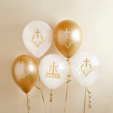 5 First Holy Communion Balloons