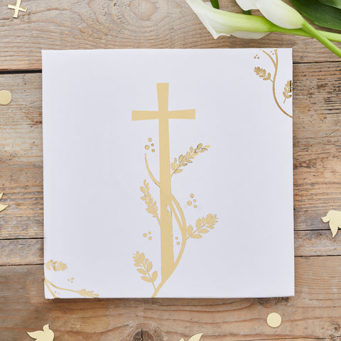 50 Page Gold Guest Book