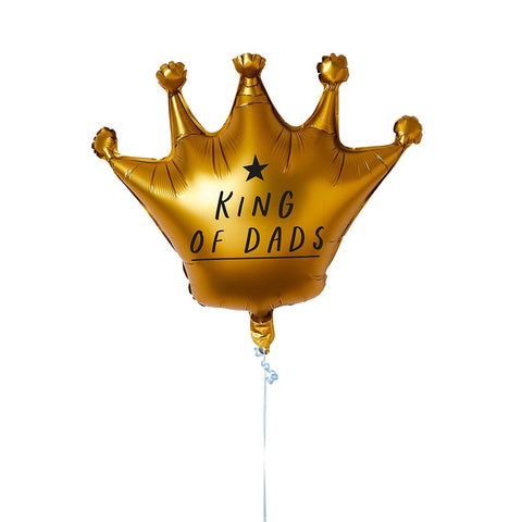 Gold Crown 'King of Dads' 35" Foil Balloon