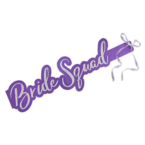 5 Bride Squad Sashes