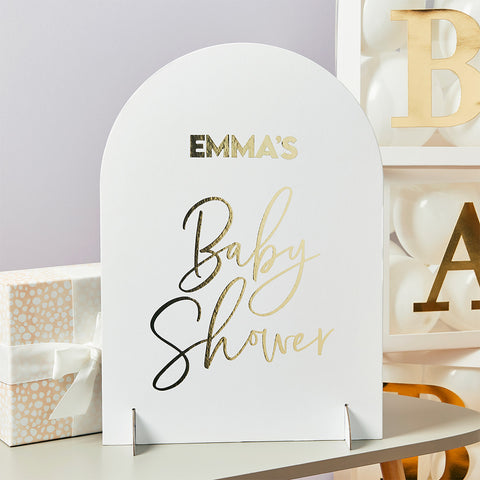Baby Shower Sign & x1 Sticker Sheets