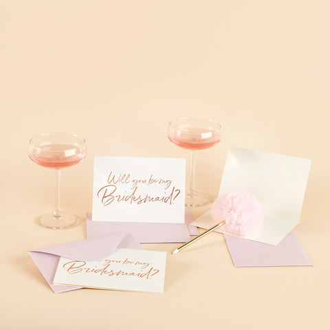 5 Will You Be My Bridesmaid Cards