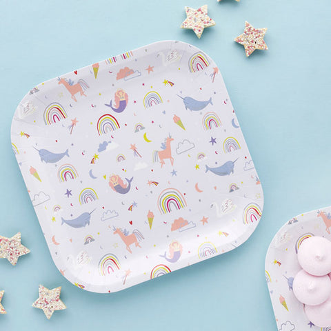 8 Enchanted Paper Plates