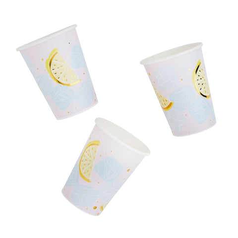 10 Pastel Cocktail Paper Cups