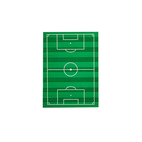16 Football Pitch Paper Napkins