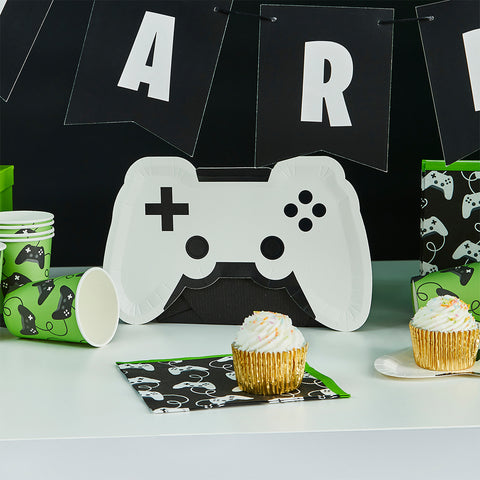 8 Game Controller Paper Plates