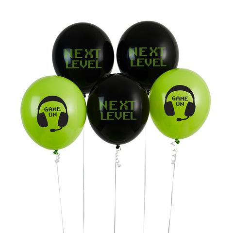 5 Game on Latex 12" Balloons