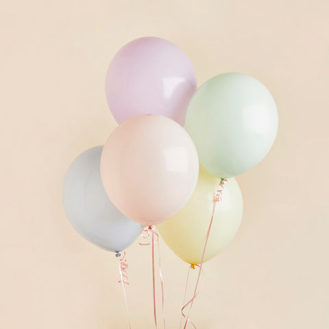 5 Pastel Balloons