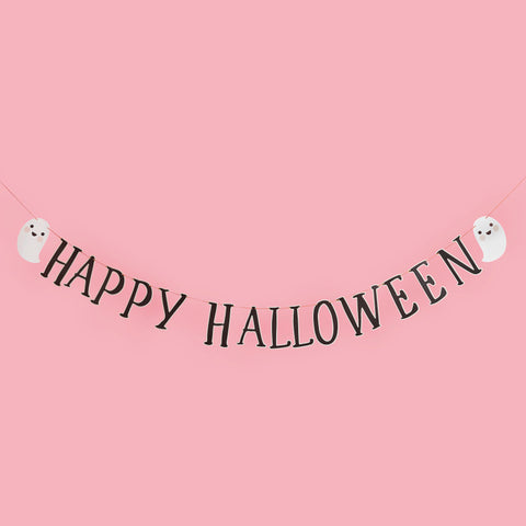 Happy Halloween Ghost Banner 2M