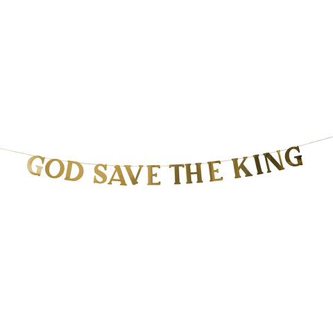 God Save the King Banner 2m