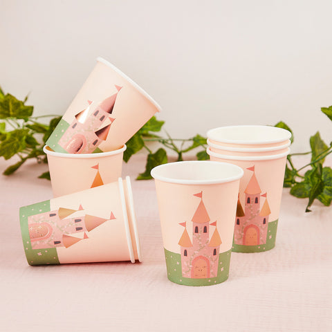 8 Castle Paper Cups