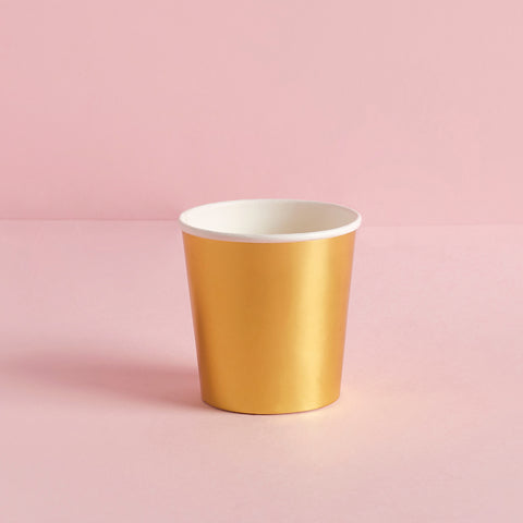 10 Gold Shot Cups