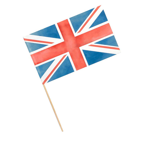 Union Jack Paper Flags 6 Pack