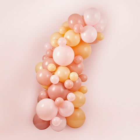 Pink & Nude Balloon Arch 63 Pack