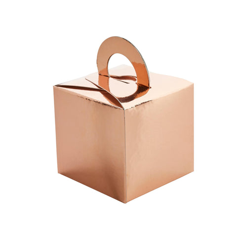 5 Rose Gold Balloon Weight Boxes