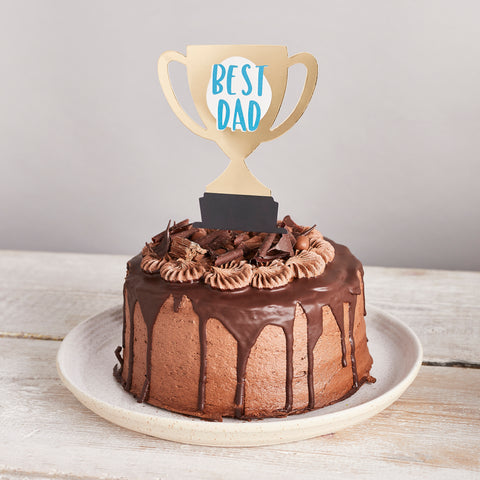 Father's Day Best Dad Cake Topper