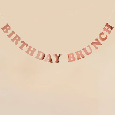 Birthday Brunch Banner
